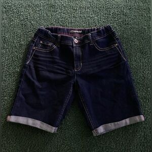 Girls Jordache size 16 shorts, with pink and tan on the back pockets